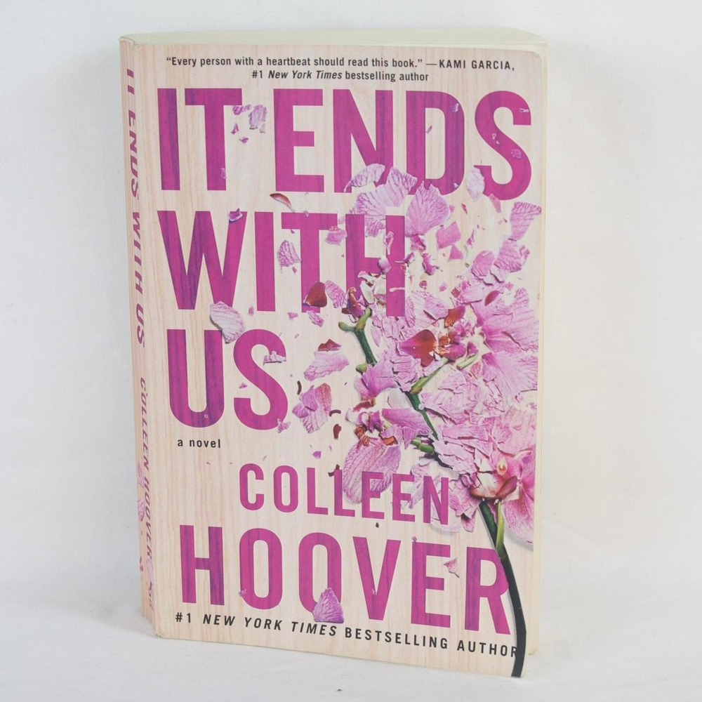 It Ends With Us by Colleen Hoover Softcover Novel Book